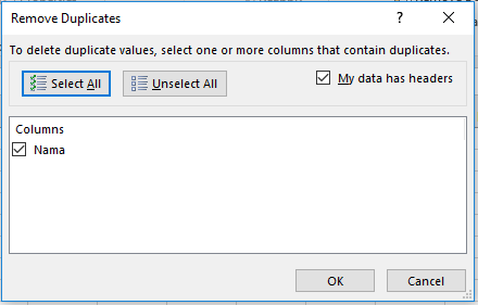 Tutorial Remove Duplicates